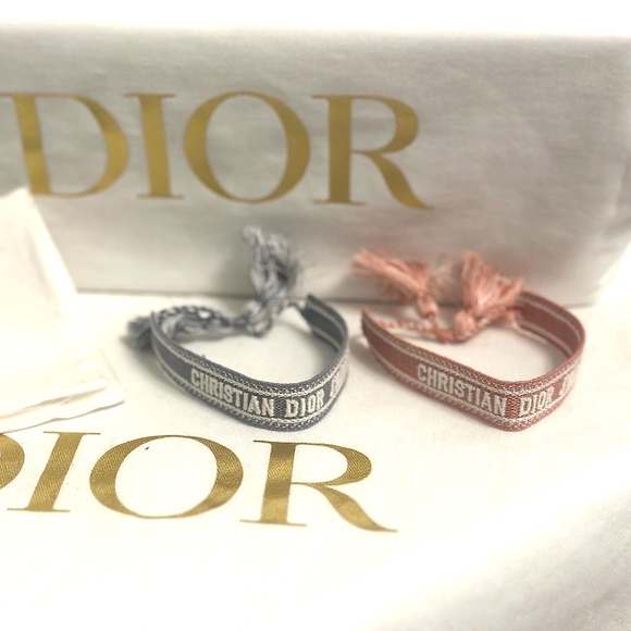 Christian Dior J'Adior Friendship Bracelet Set pink/Grey - Picture 1 of 1